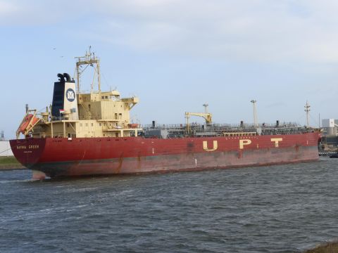 Hafnia Green in IJmuiden, 2 jan 2015
