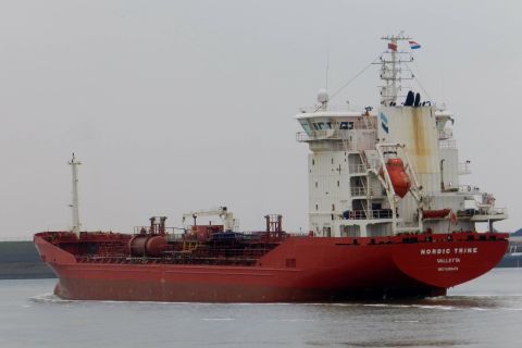 NORDIC TRINE in IJmuiden, 14 dec 2015
