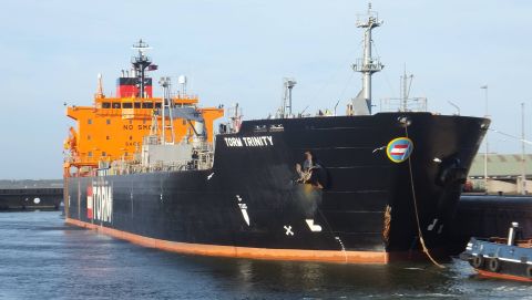 TORM TRINITY in IJmuiden, 18 dec 2015