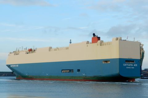CATTLEYA ACE in IJmuiden, 24 dec 2015