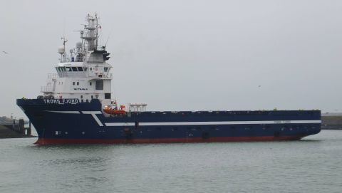 TROMS FJORD in IJmuiden, 2 jan 2016