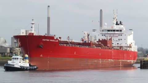 HAFNIA MAGELLAN in IJmuiden, 3 jan 2016