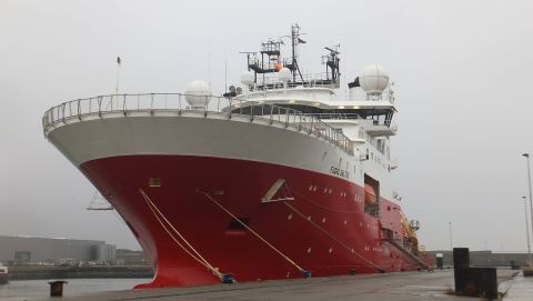 FUGRO SALTIRE in IJmuiden, 4 jan 2016