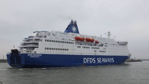 King Seaways in IJmuiden, 5 jan 2016