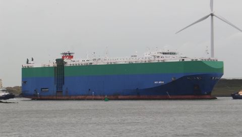 ONYX ARROW in IJmuiden, 7 jan 2016
