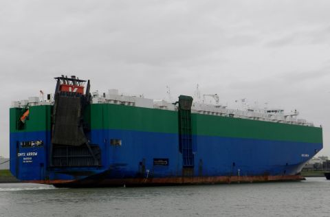 ONYX ARROW in IJmuiden, 7 jan 2016