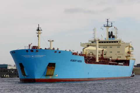 Robert Maersk in IJmuiden, 19 dec 2014