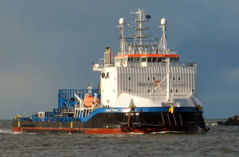 STEMAT SPIRIT in IJmuiden, 14 jan 2016