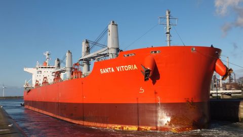SANTA VITORIA in IJmuiden, 17 jan 2016
