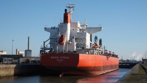 SANTA VITORIA in IJmuiden, 17 jan 2016