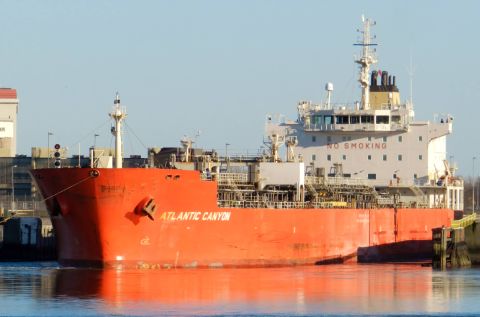 Atlantic Canyon in IJmuiden, 17 jan 2016