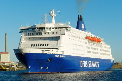 King Seaways in IJmuiden, 17 jan 2016