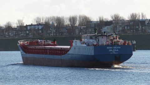 Eems Delfia in IJmuiden, 17 jan 2016