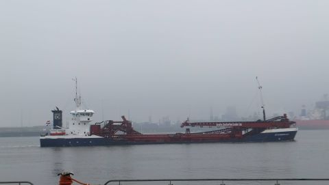 DC VLAANDEREN 3000 in IJmuiden, 21 jan 2016