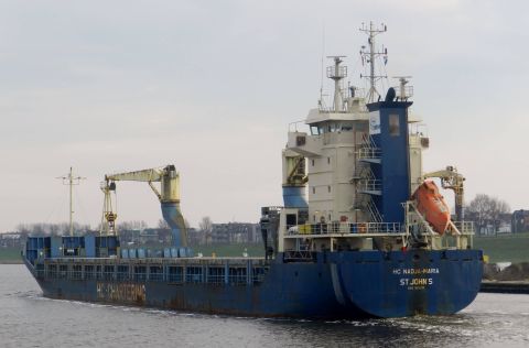 HC NADJA MARIA in IJmuiden, 22 jan 2016