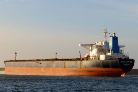 KYLA FORTUNE in IJmuiden, 23 jan 2016