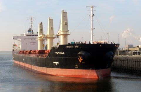 Hegina in IJmuiden, 29 nov 2014
