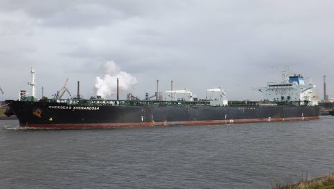 OVERSEAS SHENANDOAH in IJmuiden, 31 jan 2016