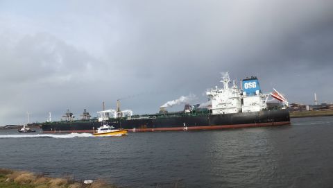 OVERSEAS SHENANDOAH in IJmuiden, 31 jan 2016