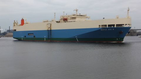 MAPLE ACE II in IJmuiden, 6 feb 2016