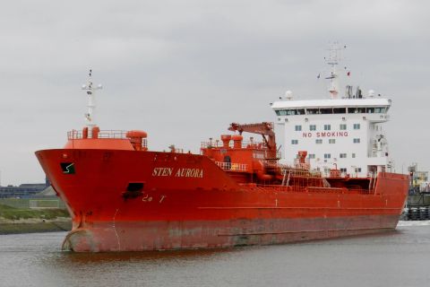 Sten Aurora in IJmuiden, 6 feb 2016