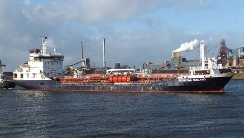 BESIKTAS ICELAND in IJmuiden, 7 feb 2016