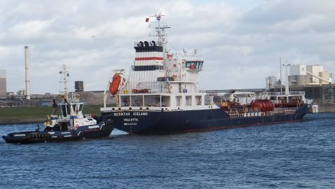 BESIKTAS ICELAND in IJmuiden, 7 feb 2016