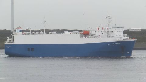 CITY OF PARIS in IJmuiden, 9 feb 2016