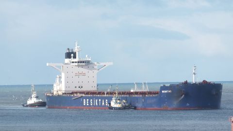 BESIKTAS in IJmuiden, 15 feb 2016