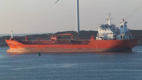 STEN BALTIC in IJmuiden, 17 feb 2016