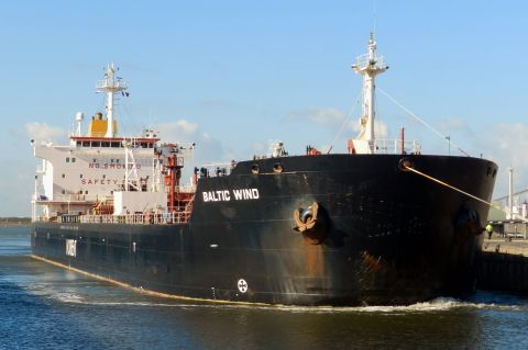 BALTIC WIND in IJmuiden, 19 feb 2016