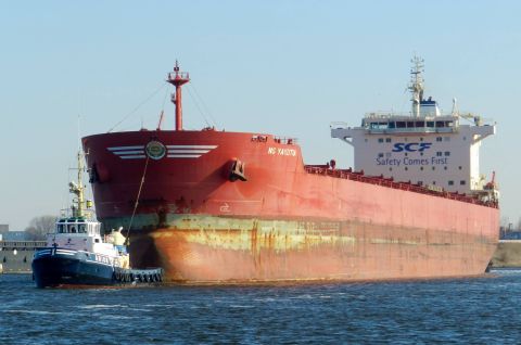 NS YAKUTIA in IJmuiden, 27 feb 2016