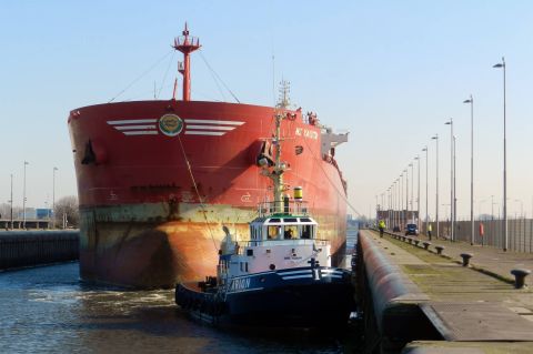 NS YAKUTIA in IJmuiden, 27 feb 2016
