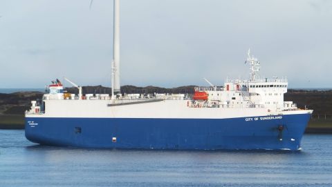 CITY OF SUNDERLAND in IJmuiden, 7 mrt 2016