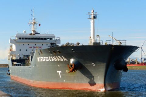 INTREPID CANADA in IJmuiden, 7 mrt 2016