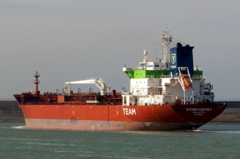 SICHEM OSPREY in IJmuiden, 14 mrt 2016