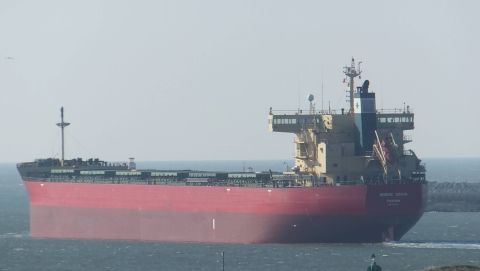 NORDIC ORION in IJmuiden, 16 mrt 2016