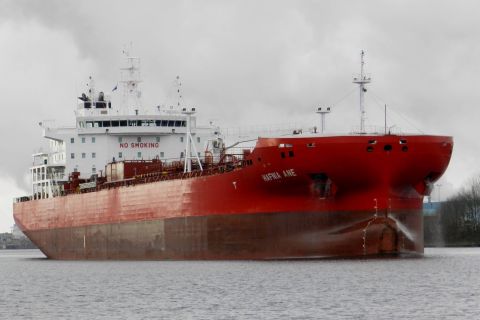 HAFNIA ANE in IJmuiden, 18 mrt 2016