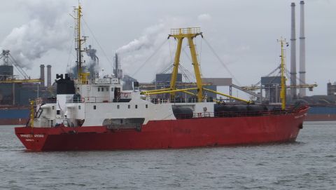 Arctic Princess in IJmuiden, 19 mrt 2016