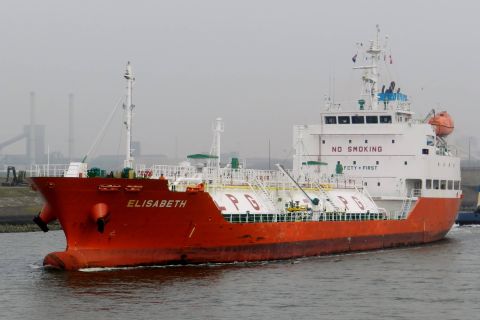 ELISABETH in IJmuiden, 23 mrt 2016
