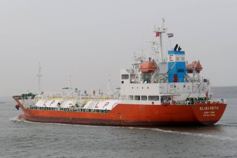 ELISABETH in IJmuiden, 23 mrt 2016