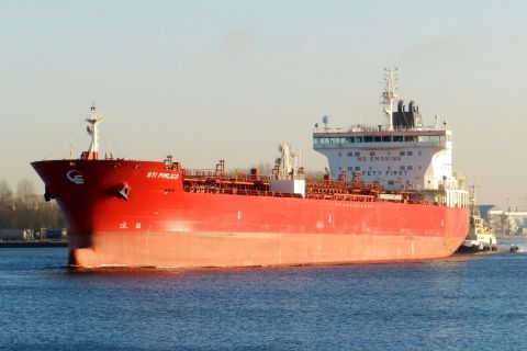 Sti Pimlico in IJmuiden, 7 jan 2015