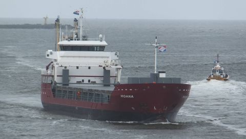 MOANA in IJmuiden, 25 mrt 2016