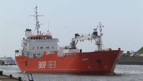 LANGFOSS in IJmuiden, 25 mrt 2016
