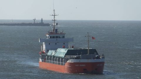 Lady Isabel in IJmuiden, 30 mrt 2016