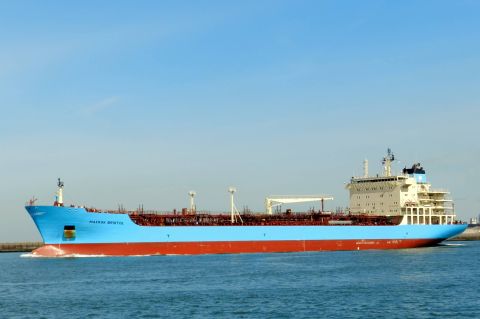 Maersk Bristol in IJmuiden, 1 apr 2016