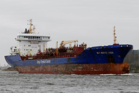 Mct Monte Rosa in IJmuiden, 9 jan 2015