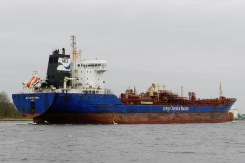 Mct Monte Rosa in IJmuiden, 9 jan 2015