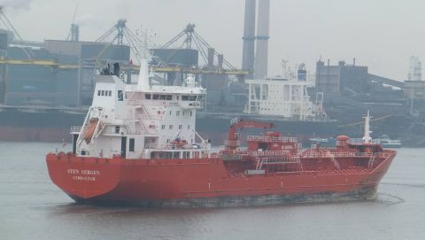 STEN BERGEN in IJmuiden, 5 apr 2016