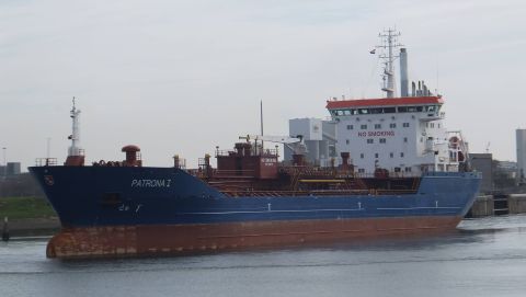 PATRONA I in IJmuiden, 9 apr 2016